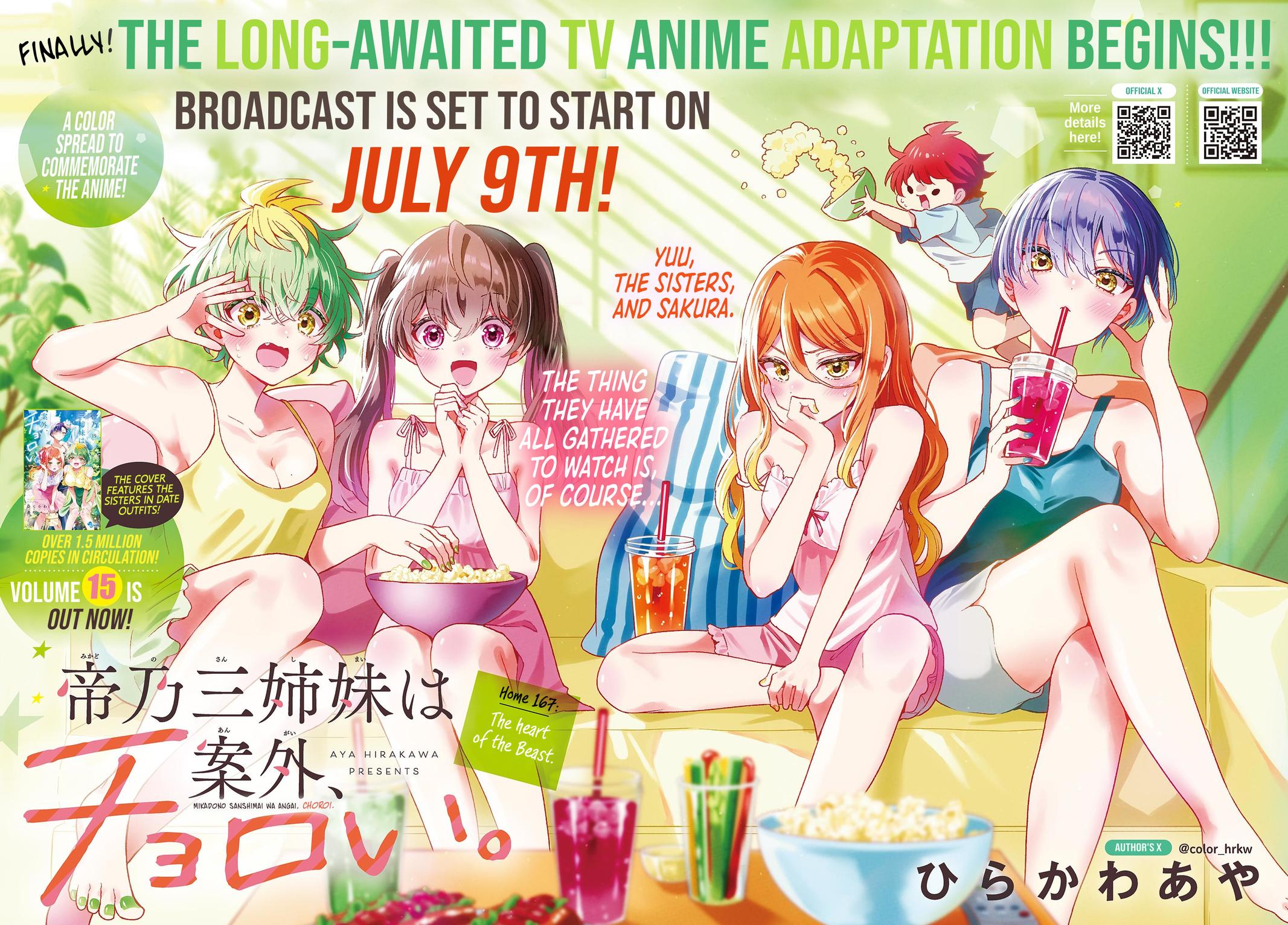 Dealing with Mikadono Sisters Is a Breeze Chapter 166