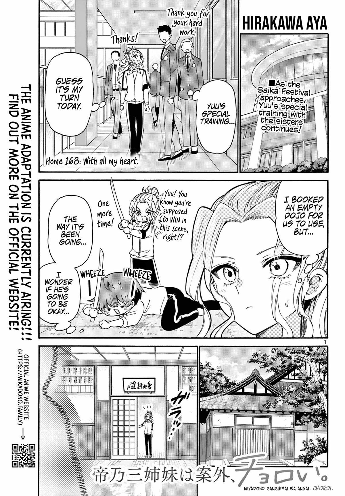 Dealing with Mikadono Sisters Is a Breeze Chapter 168