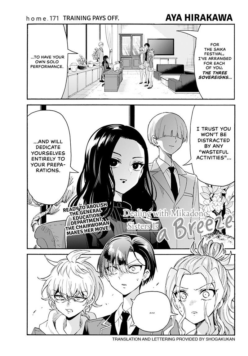 Dealing with Mikadono Sisters Is a Breeze Chapter 171