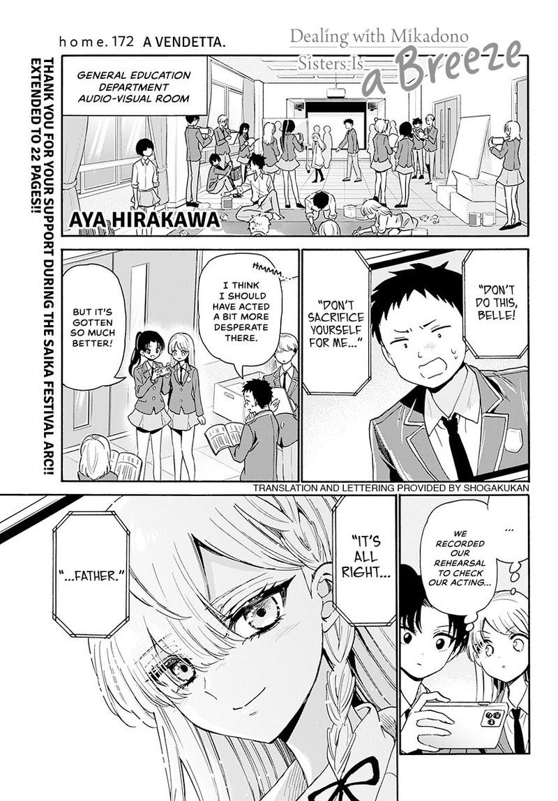 Dealing with Mikadono Sisters Is a Breeze Chapter 172