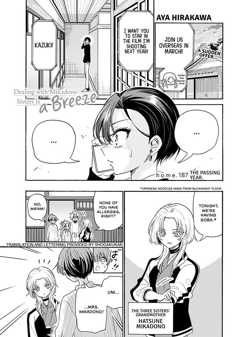 Mikadono Sanshimai Wa Angai Choroi - Chapter 187 - Image 2
