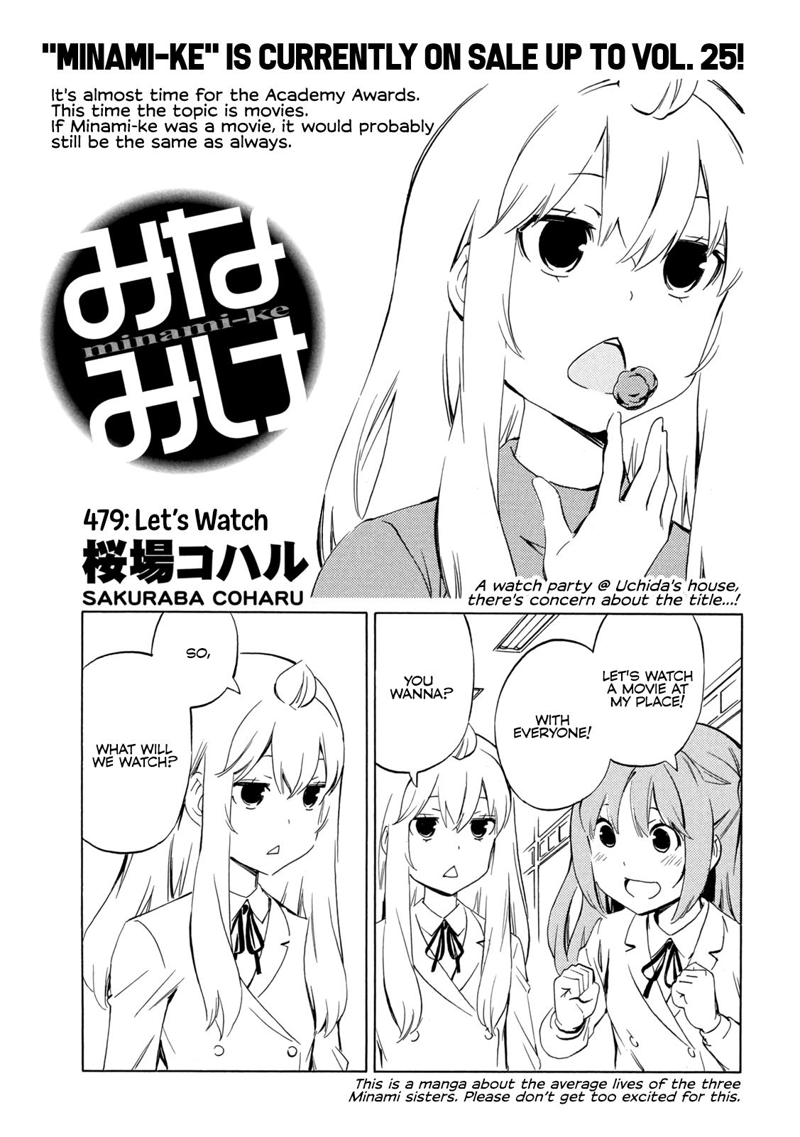 Minami-ke Chapter 479 1