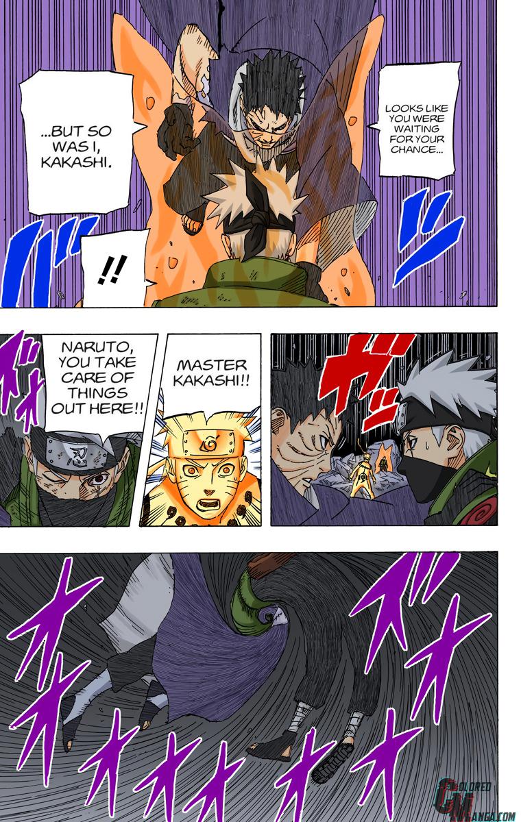 Afinal, por que o Obito não usou o Gakidō para absorver o Rasengan do Naruto quando sua máscara estava prestes a ser quebrada? 0628-020