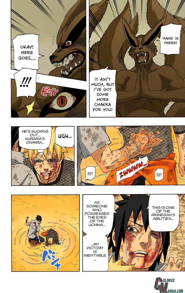 Afinal, por que o Obito não usou o Gakidō para absorver o Rasengan do Naruto quando sua máscara estava prestes a ser quebrada? 0697-016