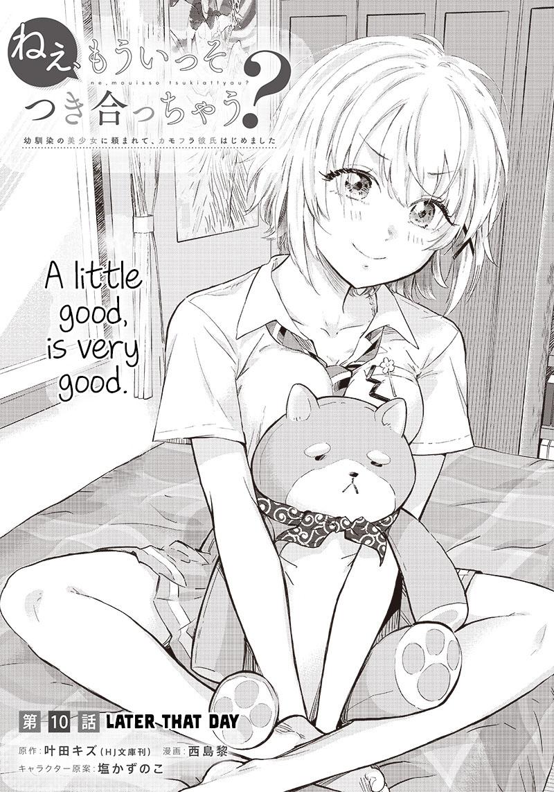 Nee, Mou Isso Tsukiacchau? Osananajimi no Bishoujo ni Tanomarete, Camo Kareshi Hajimemashita Chapter 10 1