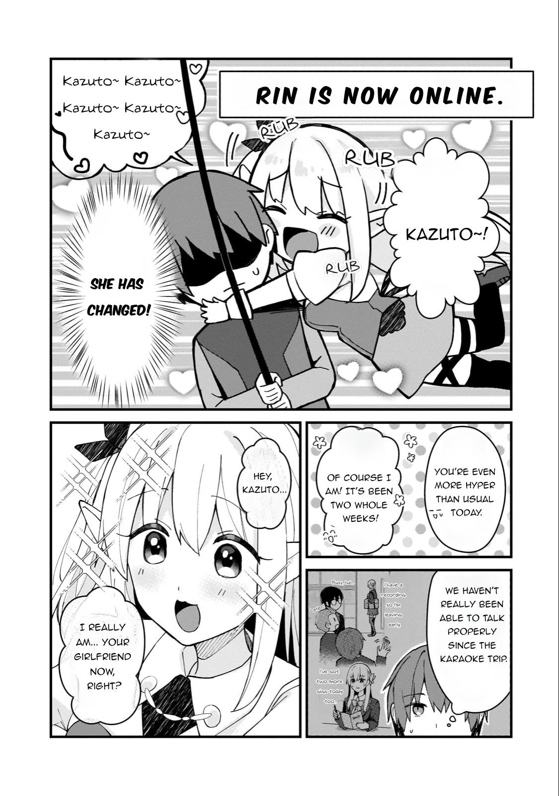 Netoge no Yome ga Ninki Idol datta: Cool kei no Kanojo wa Genjitsu demo Yome no Tsumori de Iru Chapter 36 3