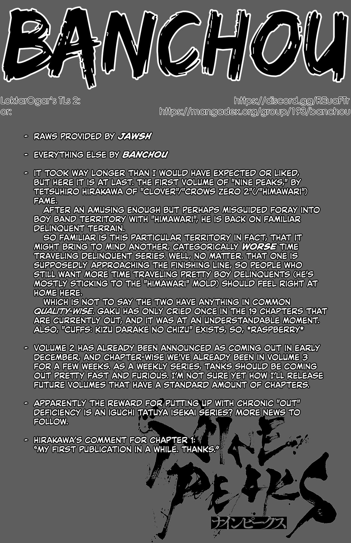Nine Peaks Chapter 1 1