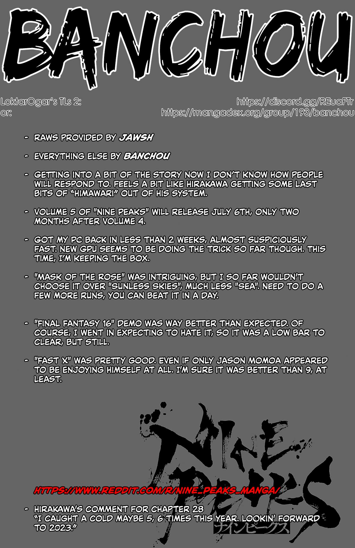 Nine Peaks Chapter 28 1