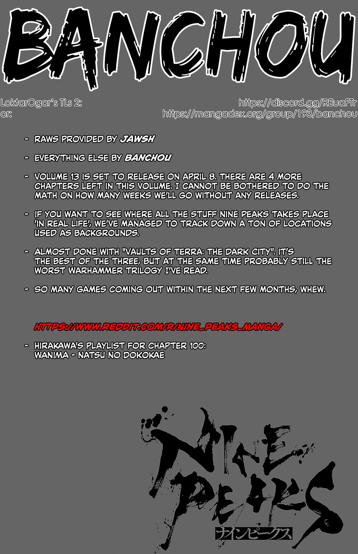Nine Peaks Chapter 100 1