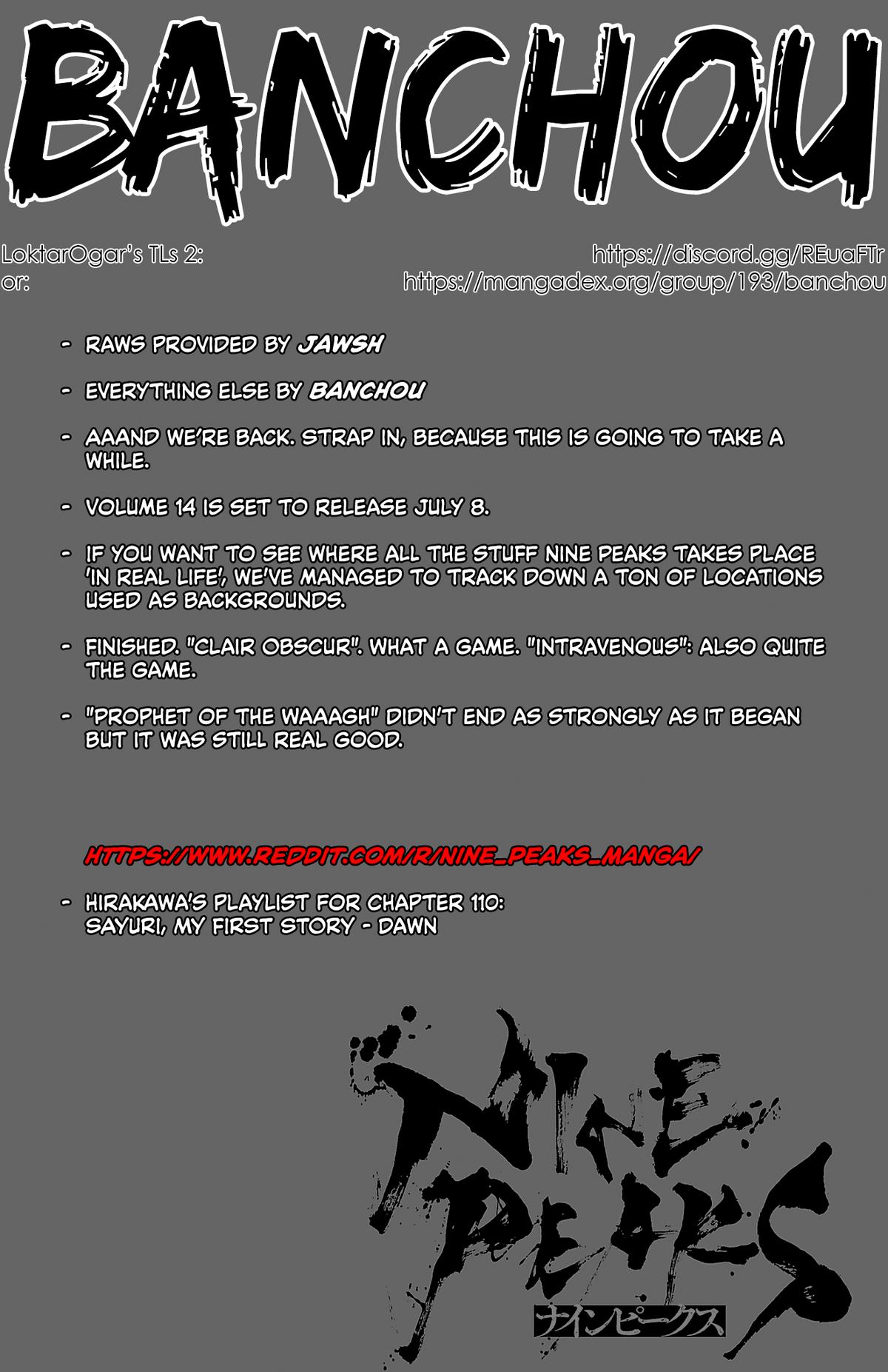 Nine Peaks Chapter 110 1