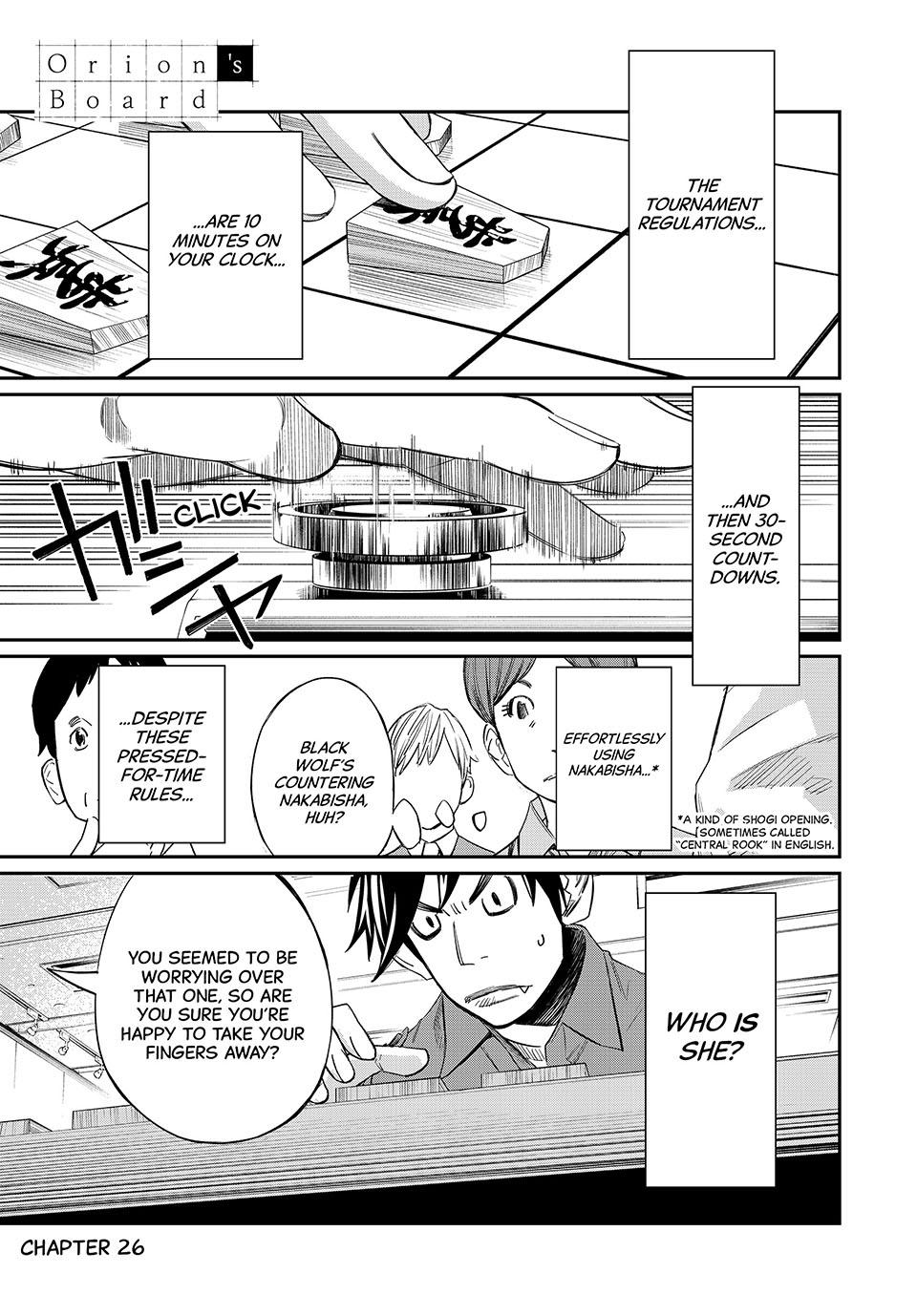 Orion's Board Chapter 26 1