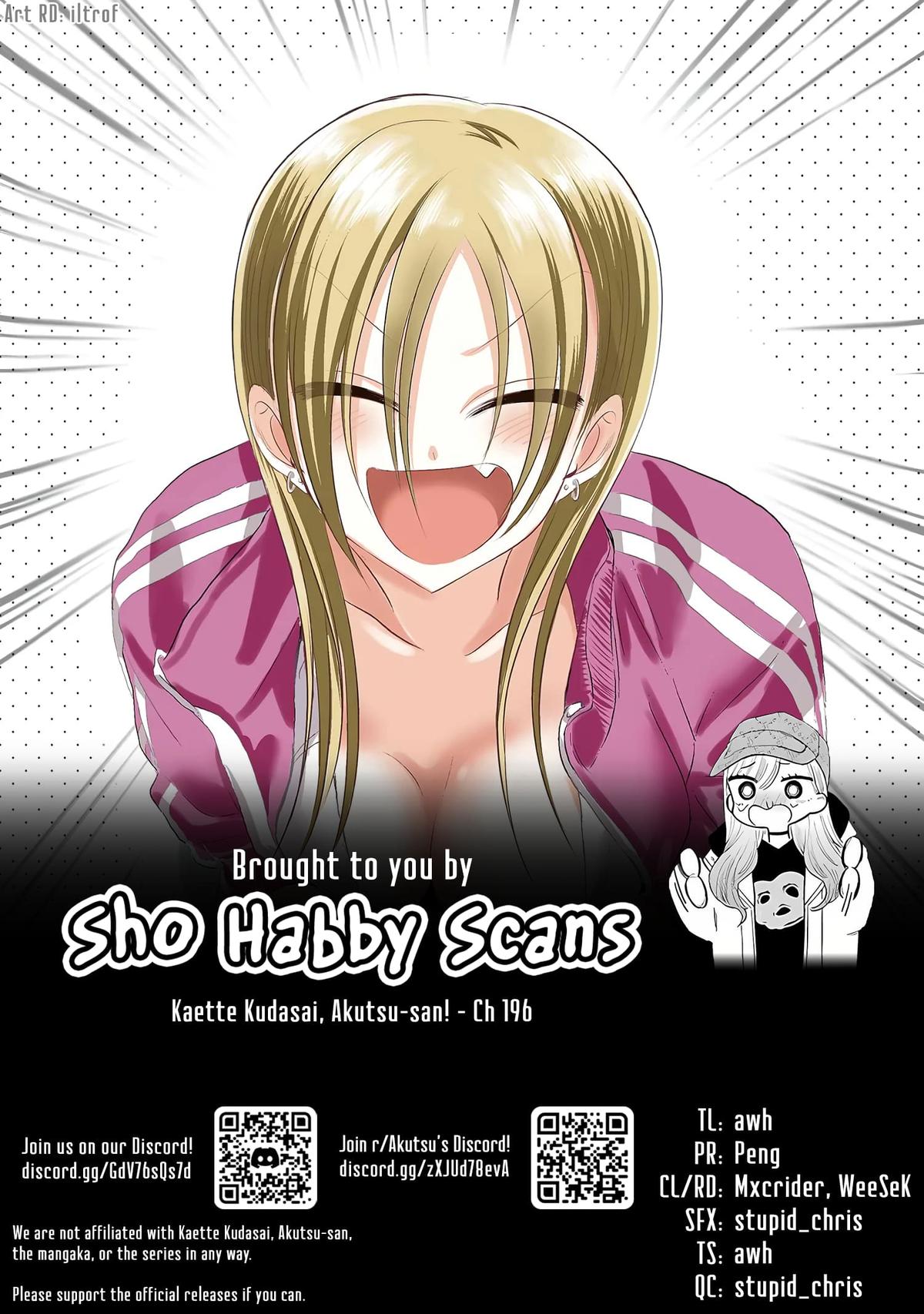 Please Go Home, Miss Akutsu! Chapter 196