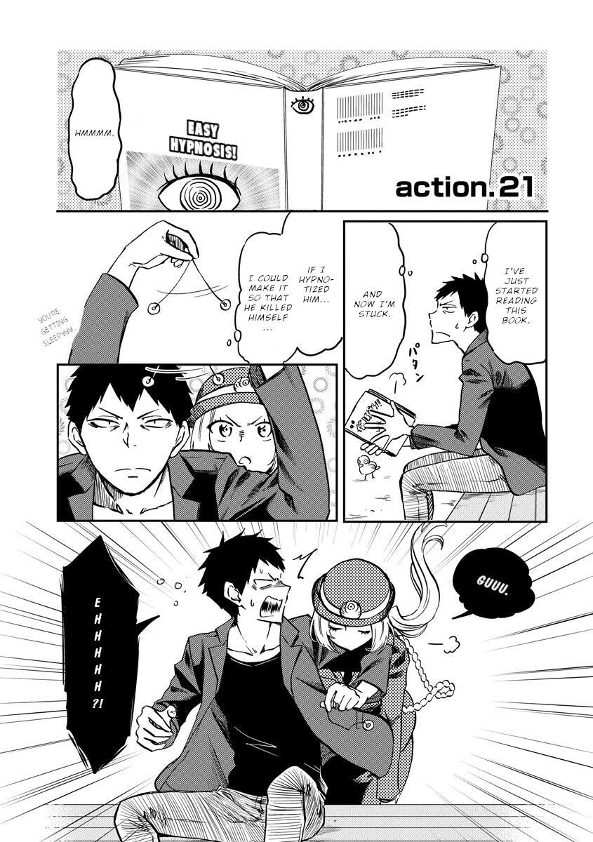 Policewoman and Assassin action. 21 2