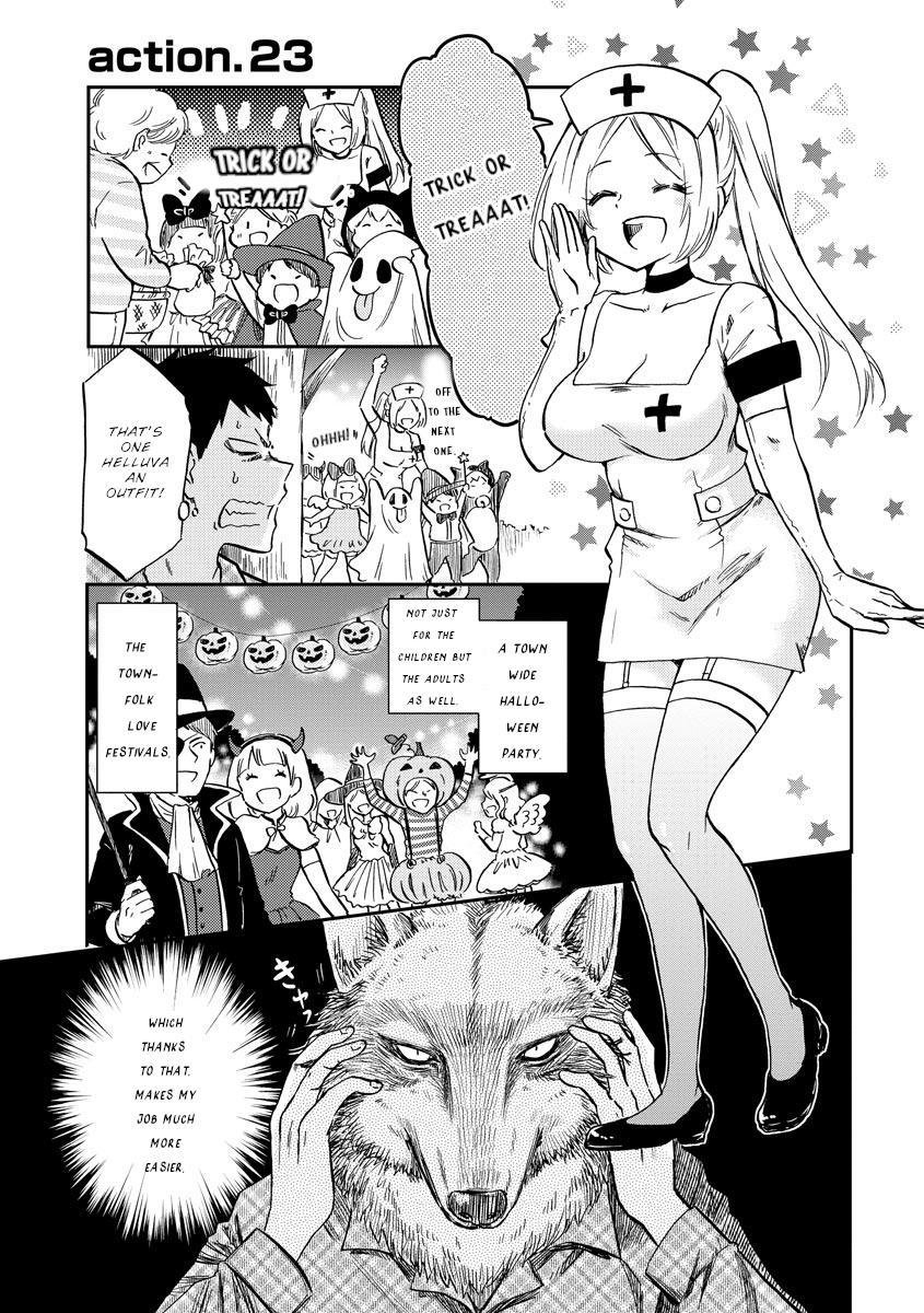 Policewoman and Assassin action. 23 2