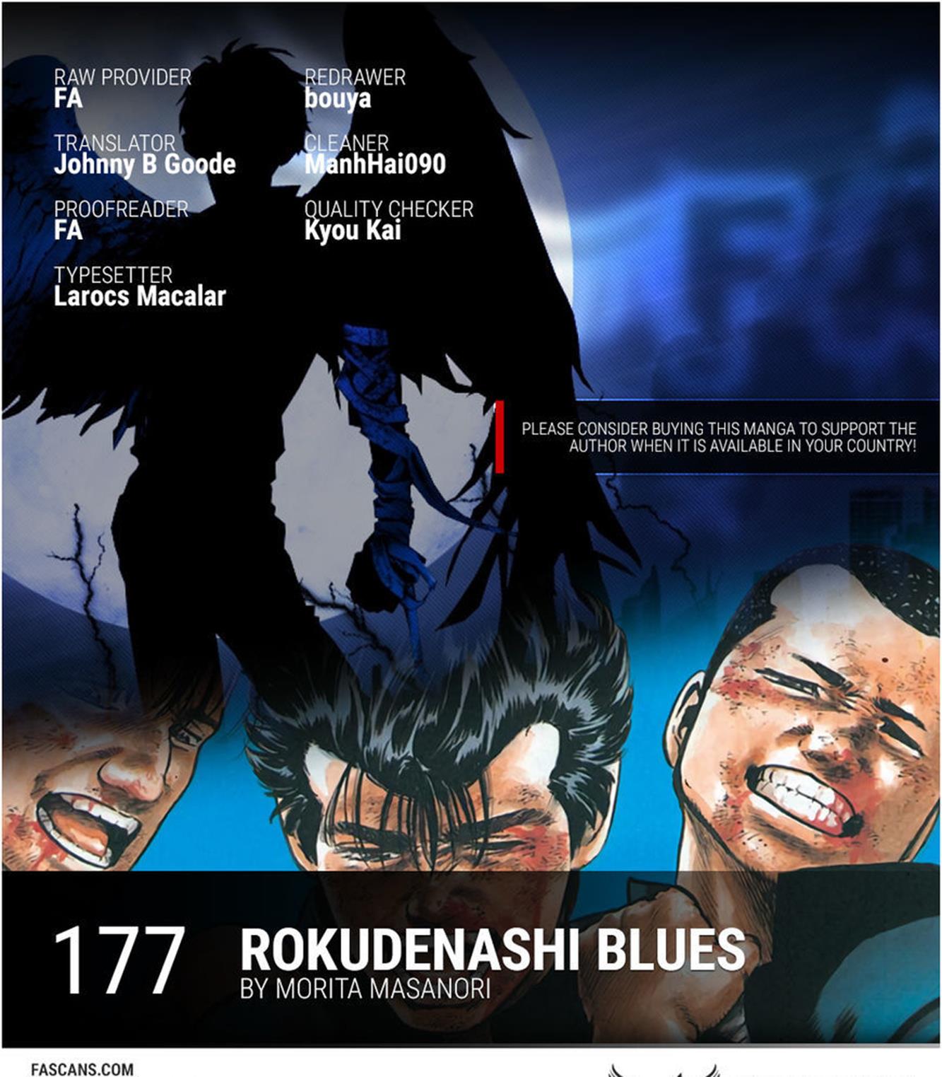 Rokudenashi Blues Chapter 176 1