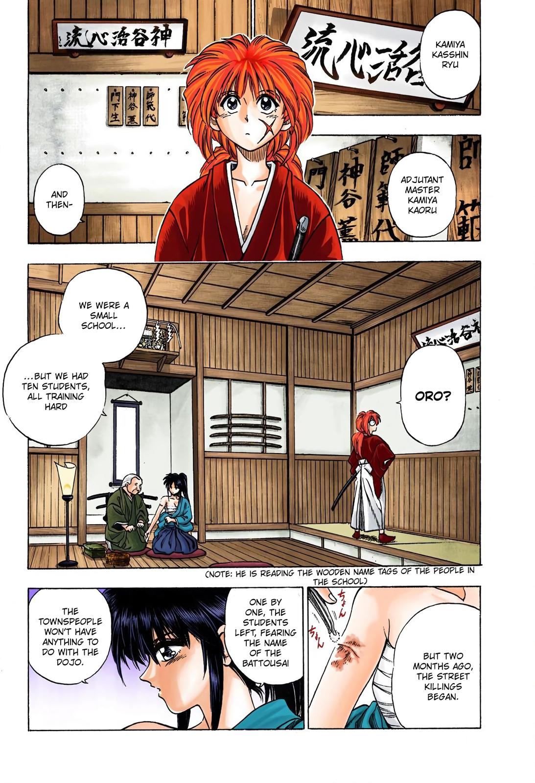 Rurouni Kenshin (Color) Chapter 1