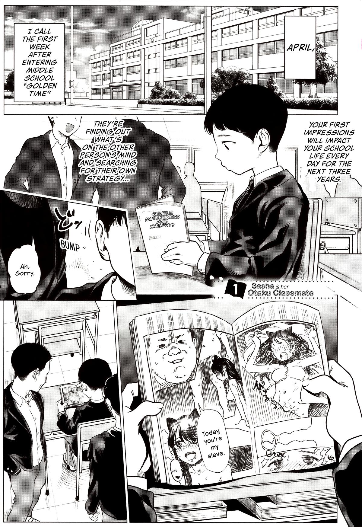 Sasha-chan to Classmate Otaku-kun Chapter 1 2