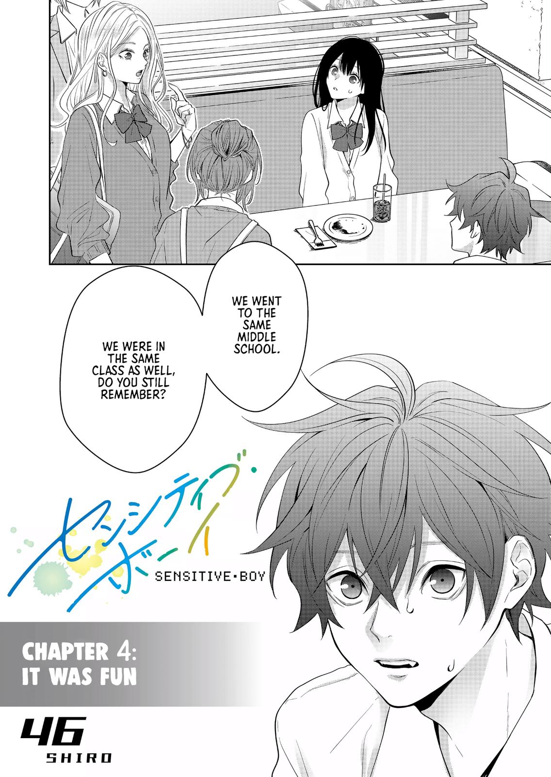 Sensitive Boy Chapter 4 1