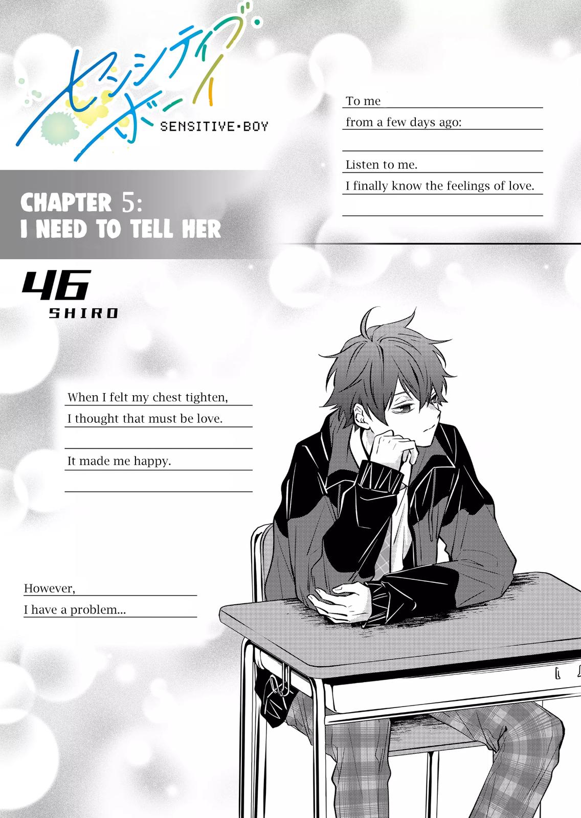 Sensitive Boy Chapter 5 1
