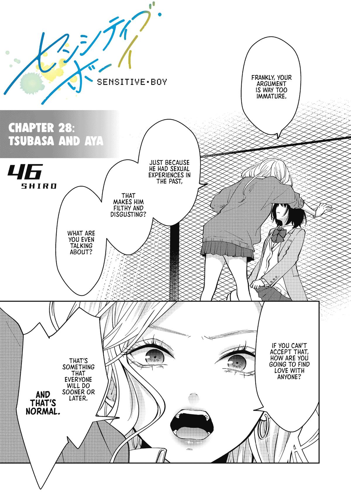 Sensitive Boy Chapter 28 1