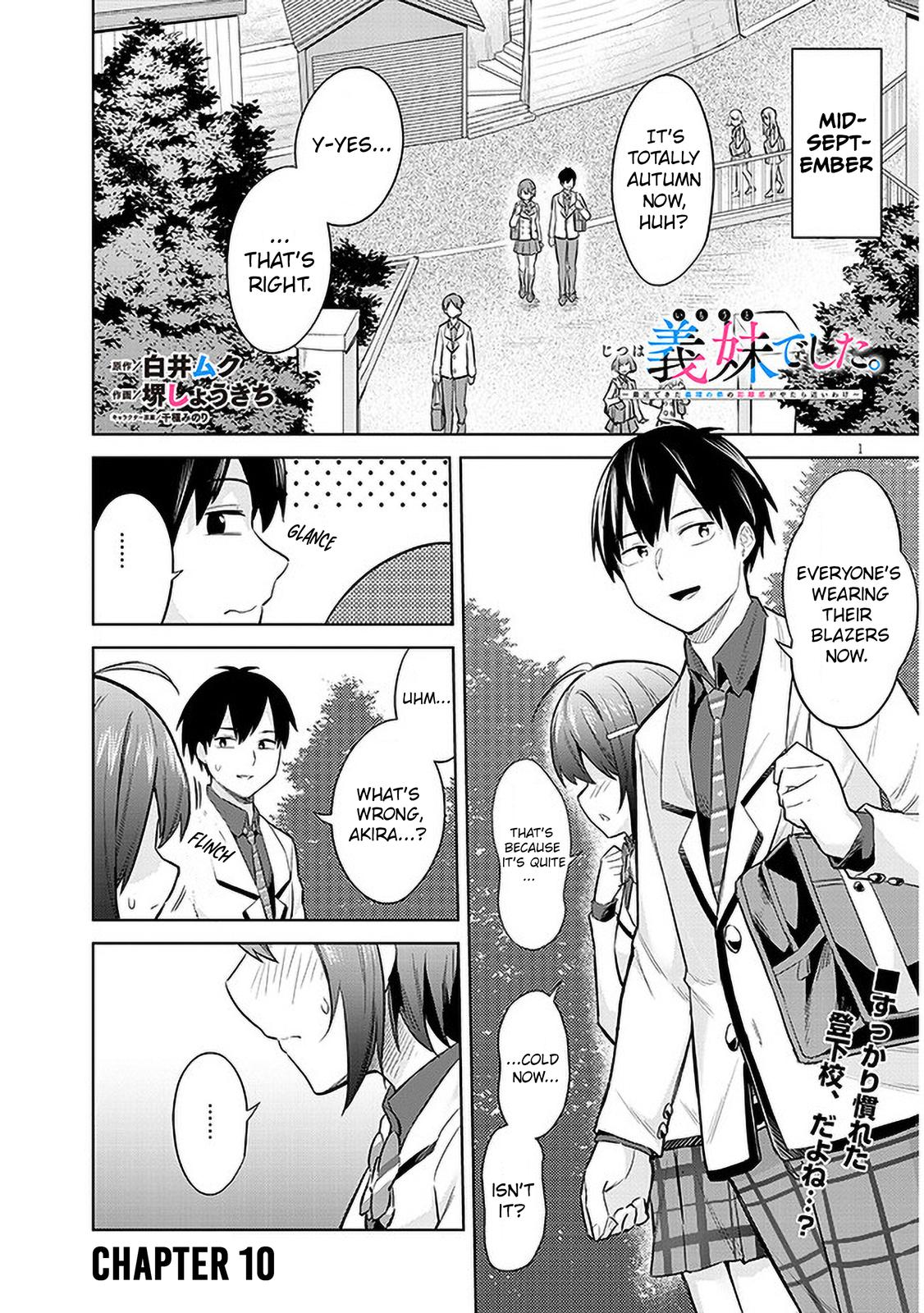 She Was Actually My Stepsister Chapter 10 1