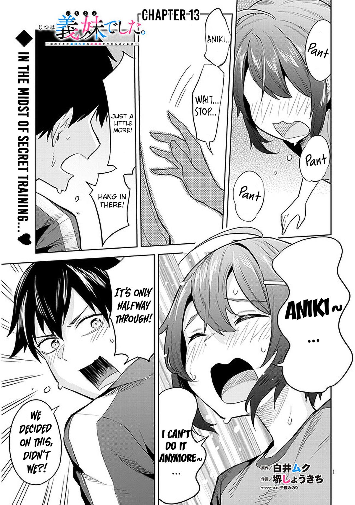 She Was Actually My Stepsister Chapter 13 1