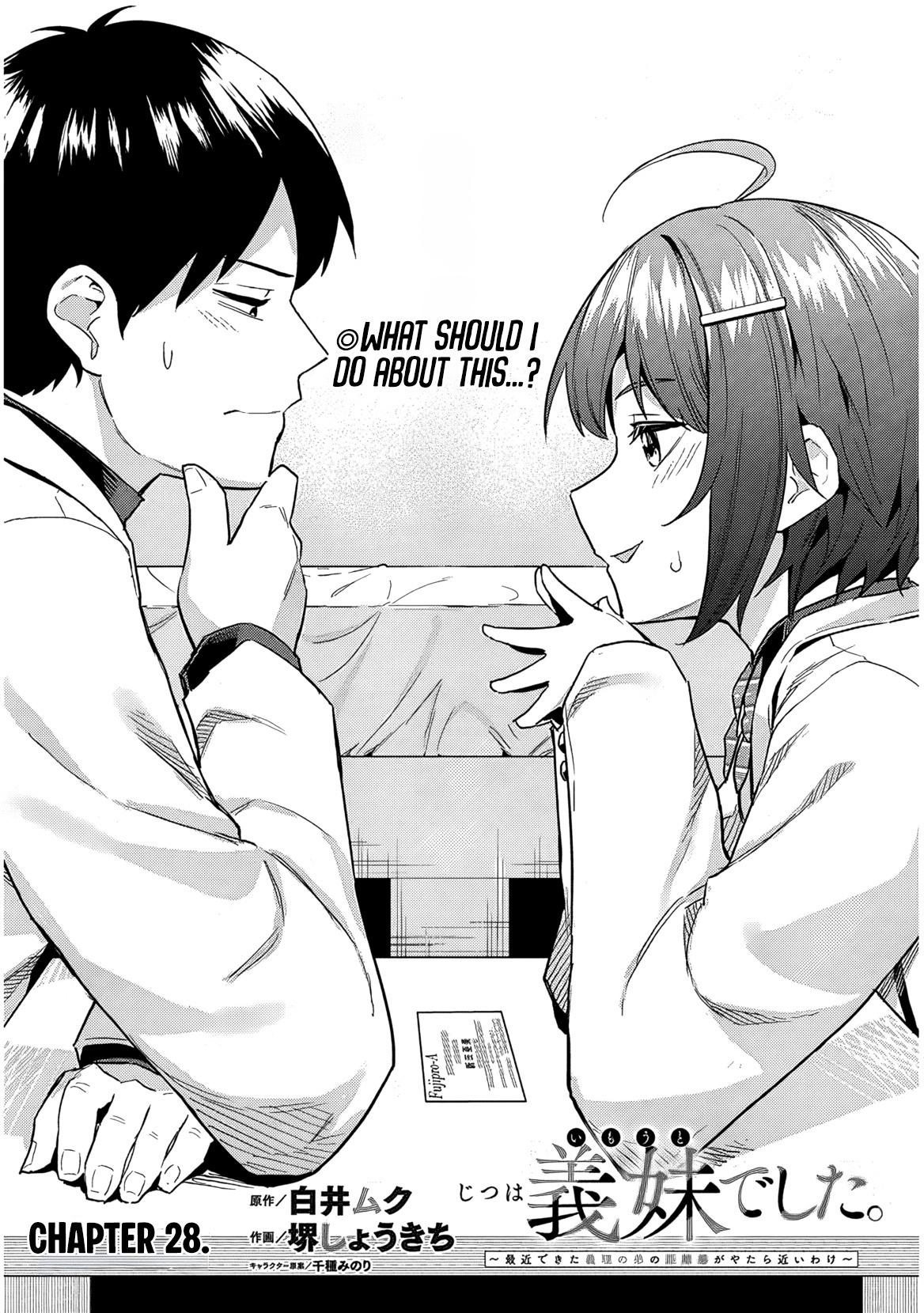 She Was Actually My Stepsister Chapter 28 2