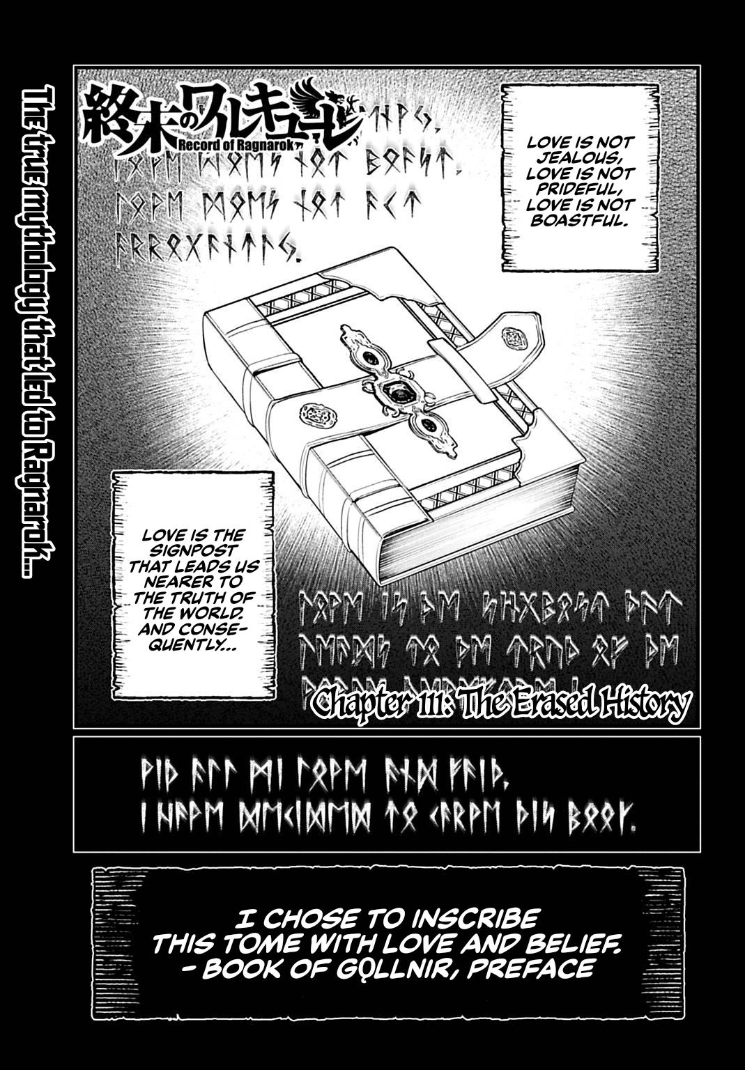 Record of Ragnarok Chapter 111 - Page 1 - Record of Ragnarok manga Chapter 111 manga
