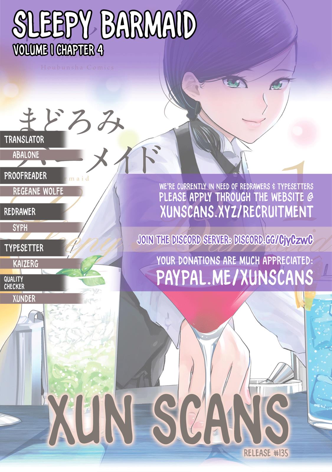 Sleepy Barmaid Chapter 4 1