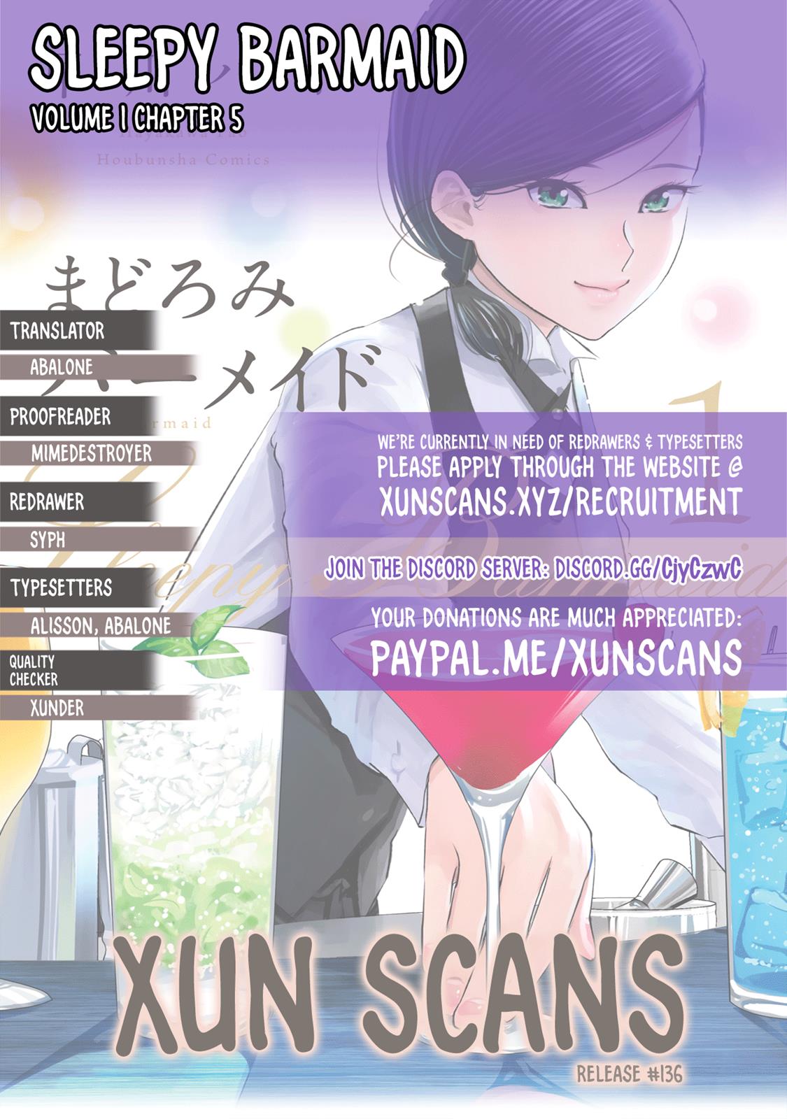 Sleepy Barmaid Chapter 5 1
