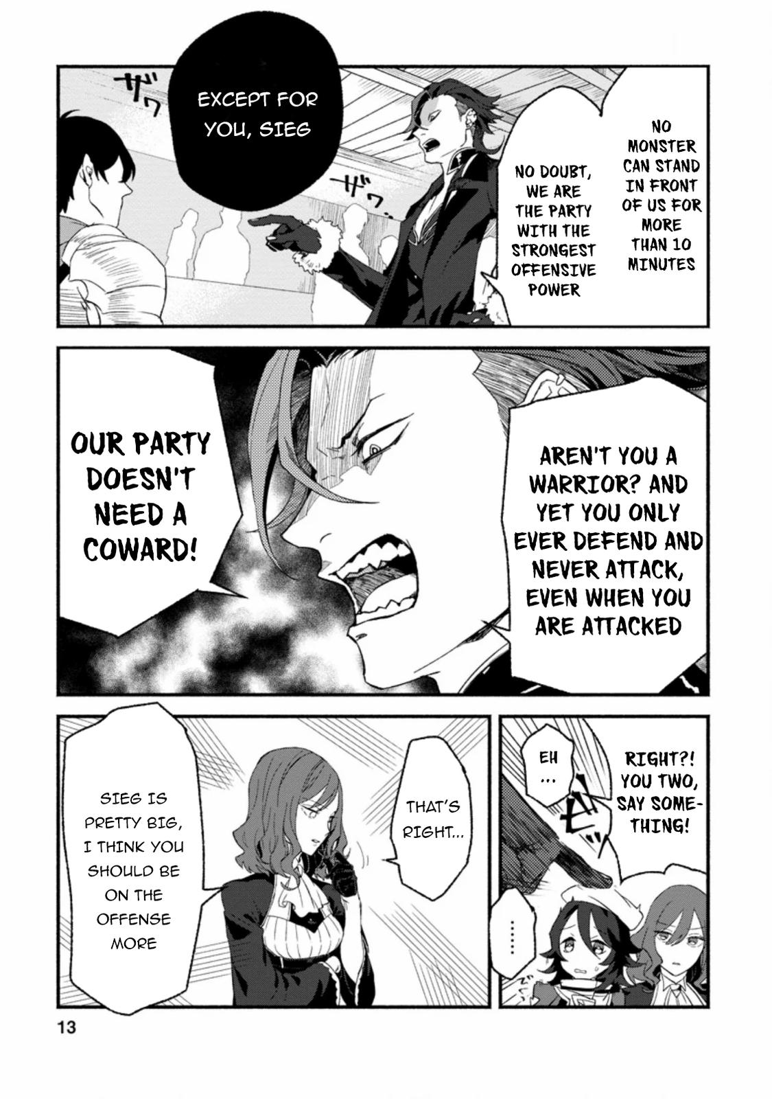 Sono Monban, Saikyou Nitsuki - Tsuihou Sareta Bougyo Ryoku 9999 no Senshi, Outo no Monban Toshite Musou Suru Chapter 1 12