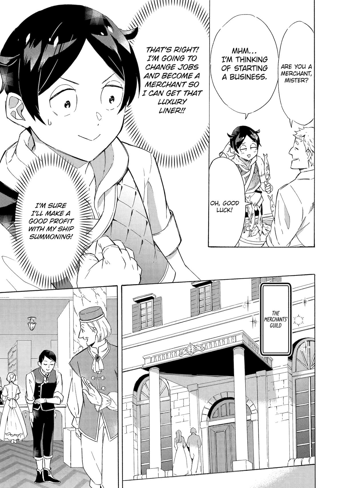 The Quest for the Luxury Liner: Seize the Rich Life with a Ship-Summoning Skill in Another World Chapter 5 12