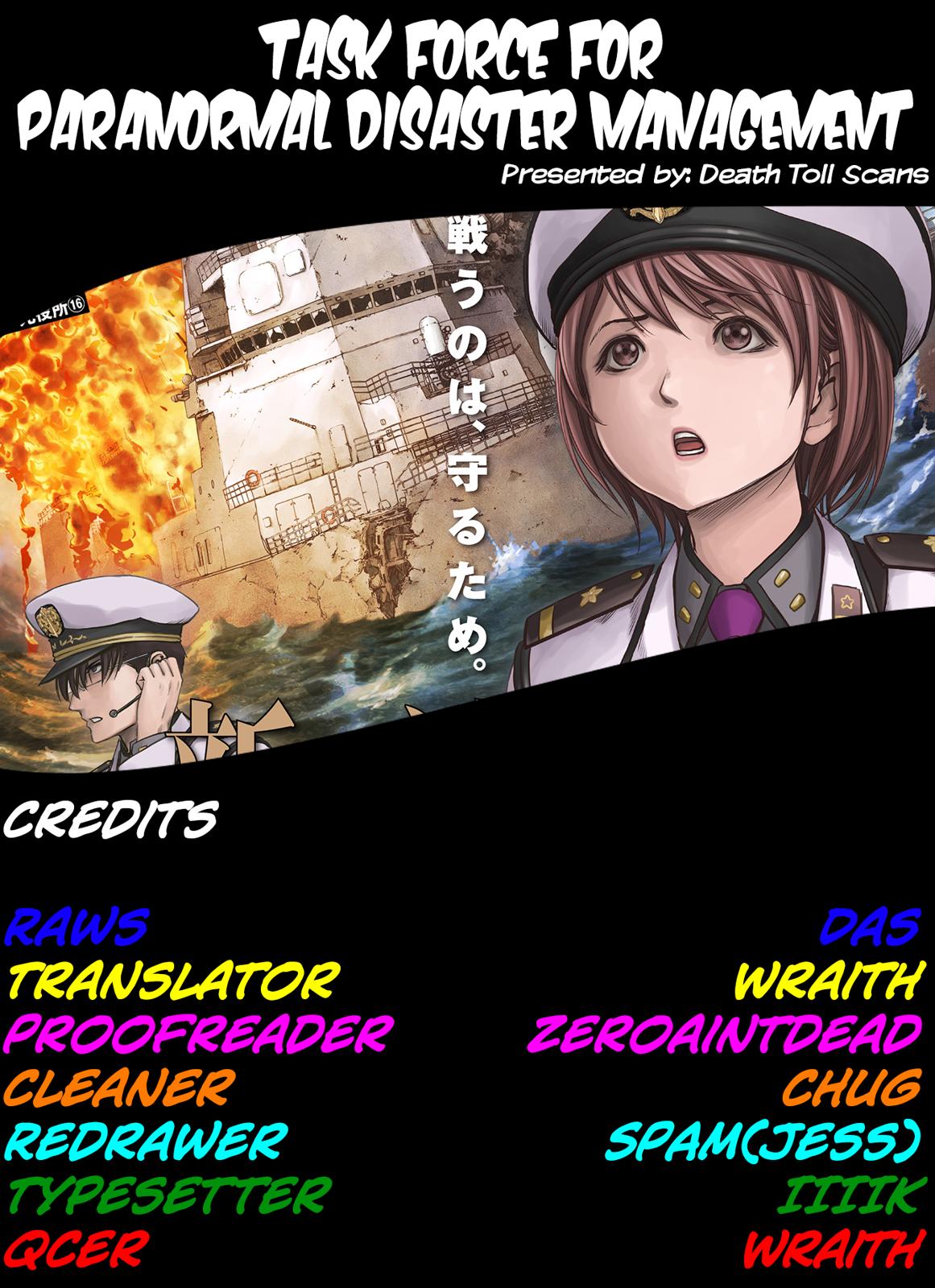 Task Force for Paranormal Disaster Management Chapter 5 54