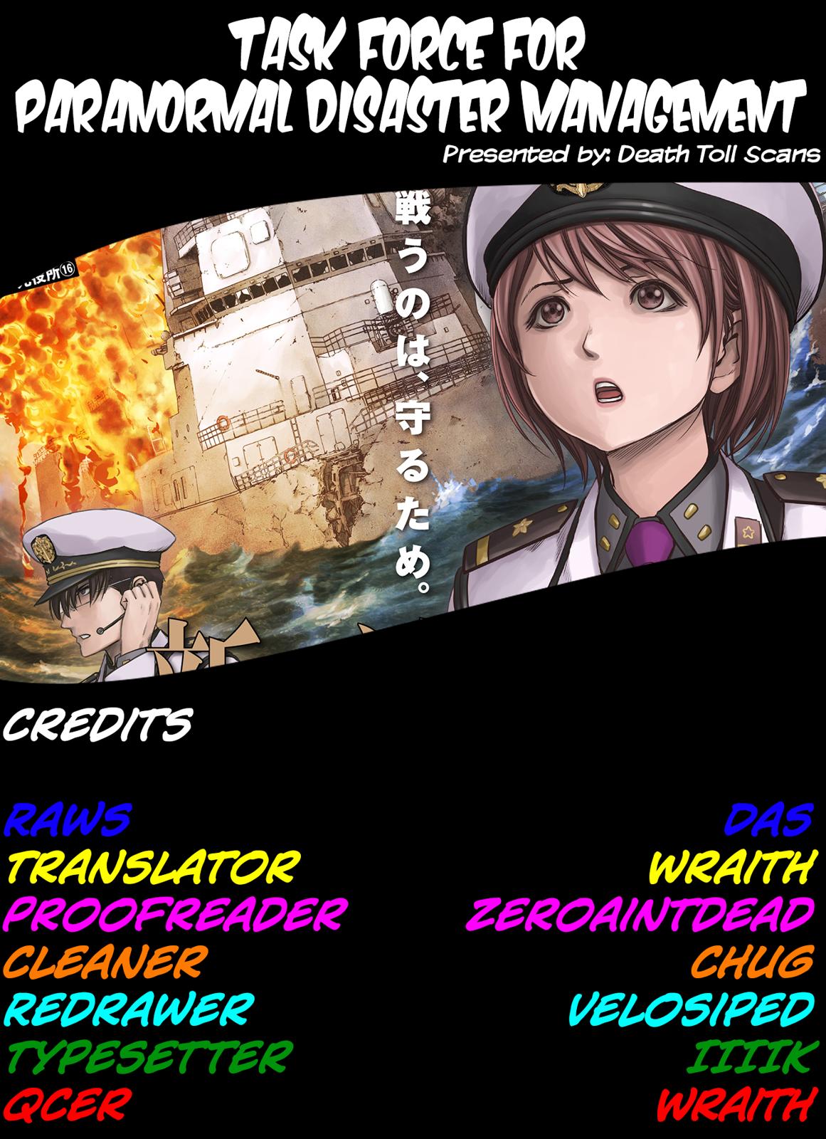 Task Force for Paranormal Disaster Management Chapter 7 52