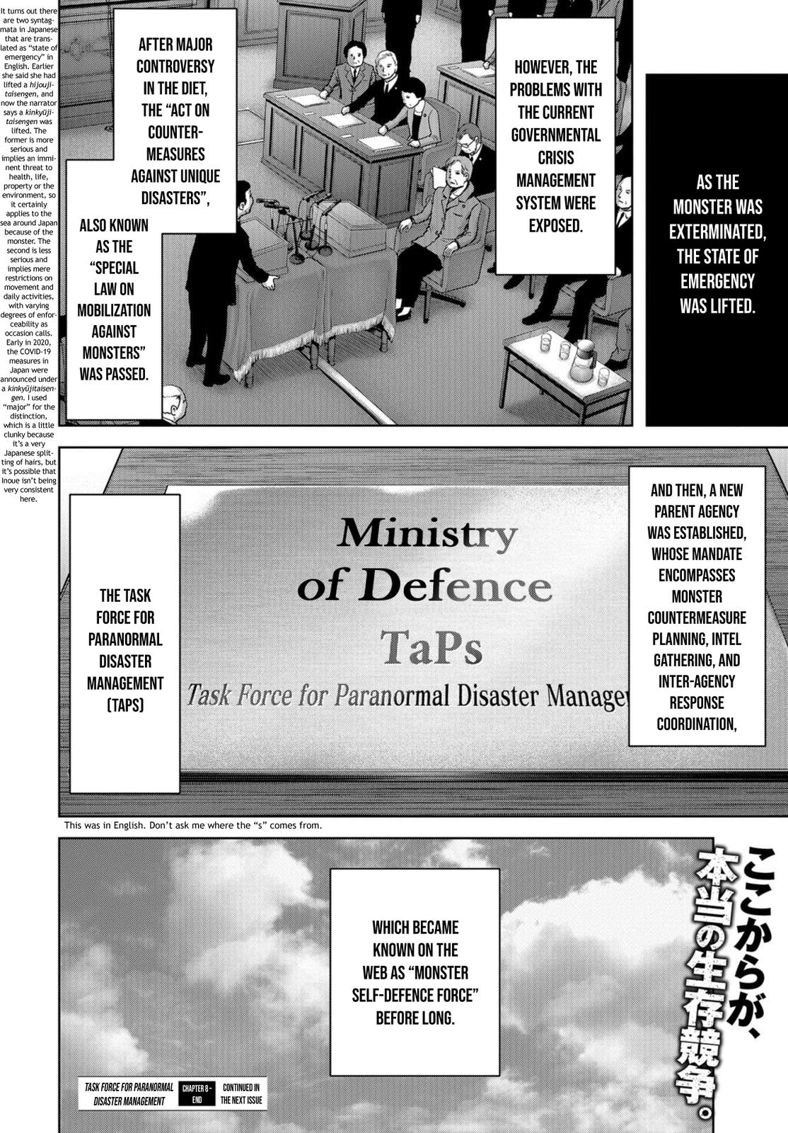 Task Force for Paranormal Disaster Management Chapter 8 58