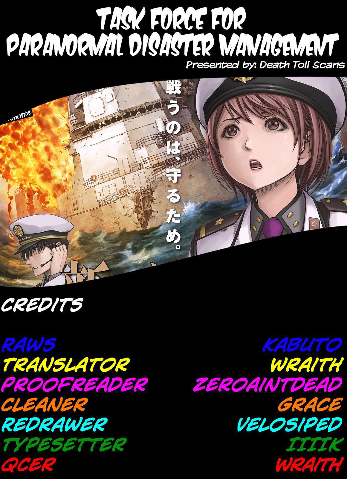 Task Force for Paranormal Disaster Management Chapter 16 62