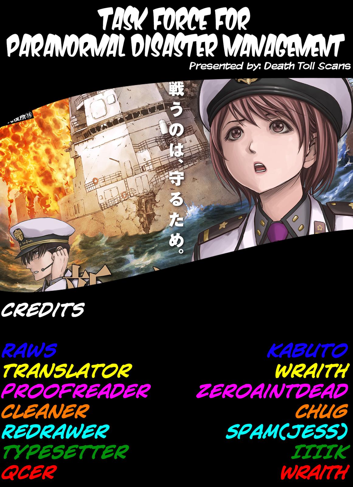 Task Force for Paranormal Disaster Management Chapter 18 71