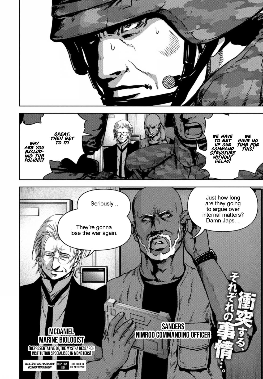 Task Force for Paranormal Disaster Management Chapter 21 69