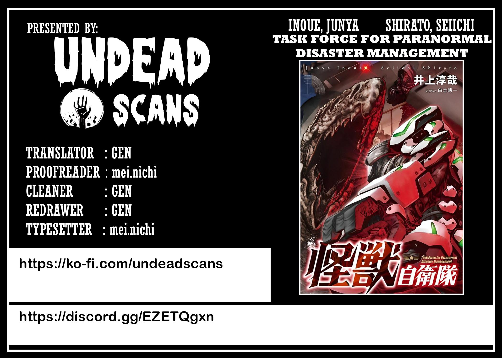 Task Force for Paranormal Disaster Management Chapter 22 1