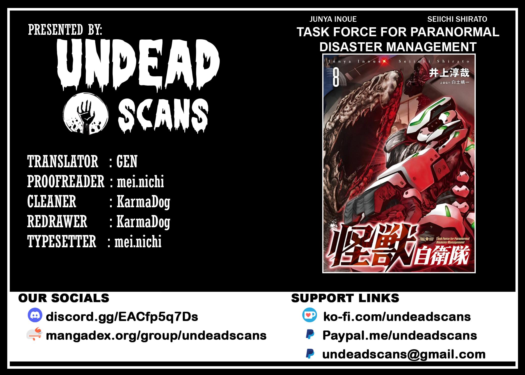 Task Force for Paranormal Disaster Management Chapter 24.2 1