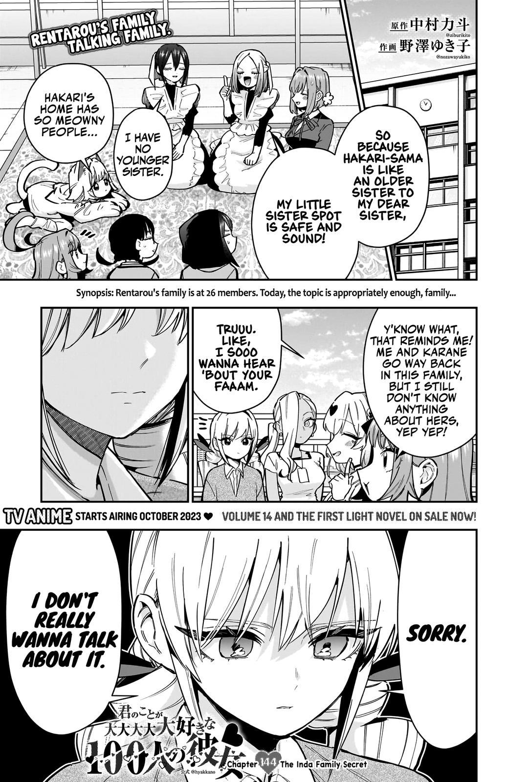 The 100 Girlfriends Who Really, Really, Really, Really, REALLY Love You Chapter 142