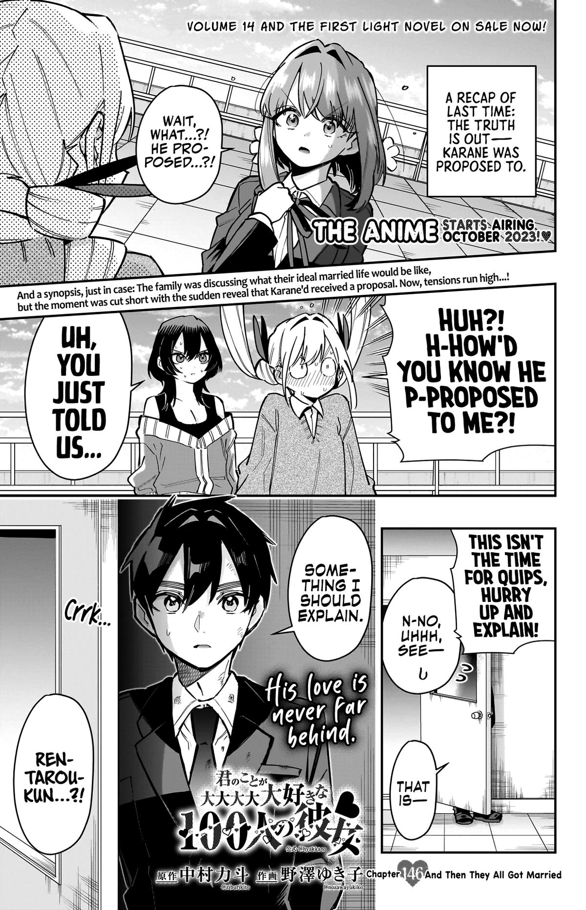 The 100 Girlfriends Who Really, Really, Really, Really, REALLY Love You Chapter 144