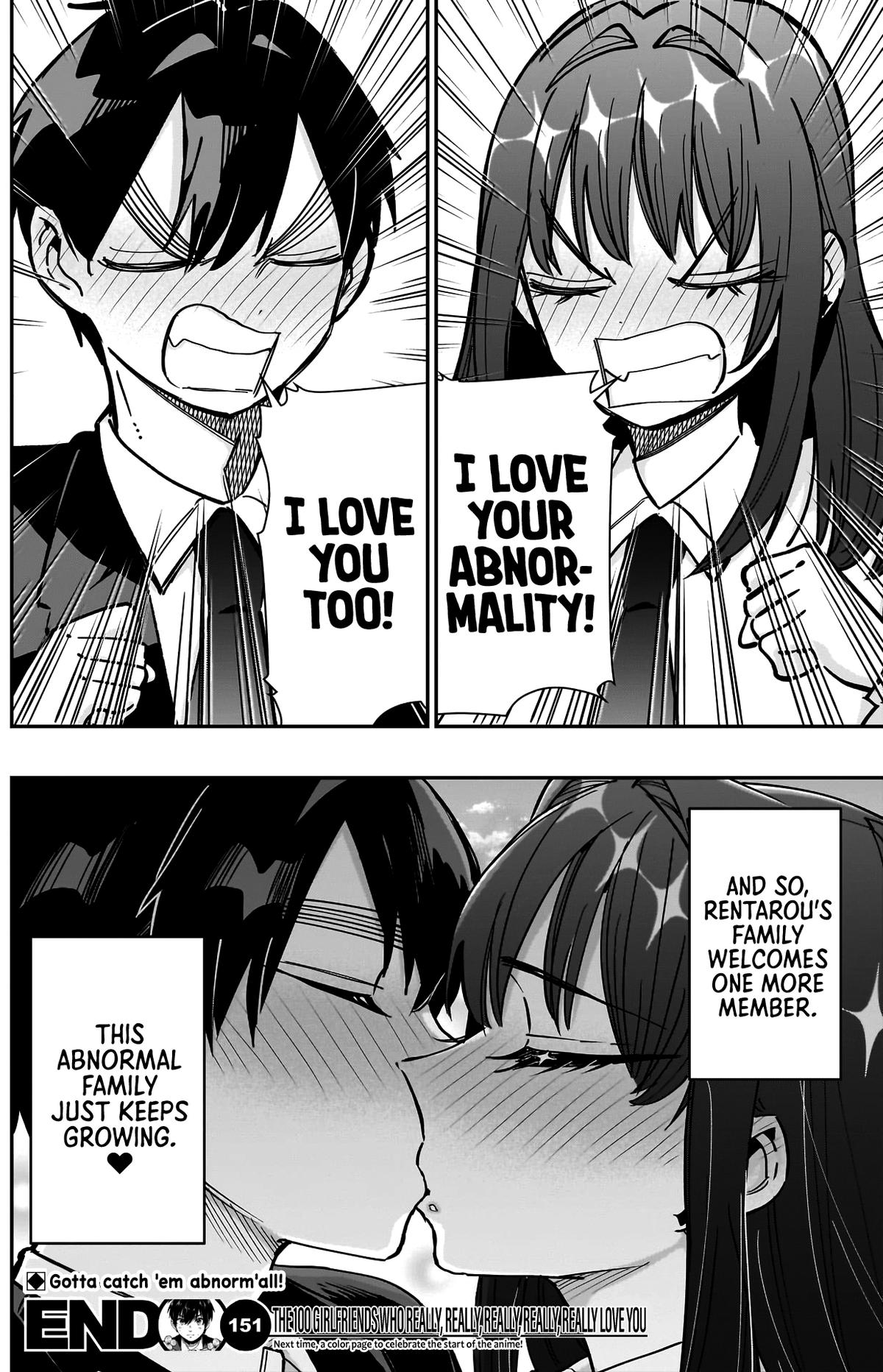 The 100 Girlfriends Who Really, Really, Really, Really, REALLY Love You Chapter 150