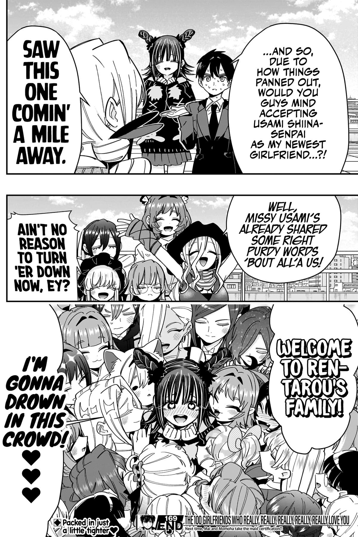 The 100 Girlfriends Who Really, Really, Really, Really, REALLY Love You Chapter 167