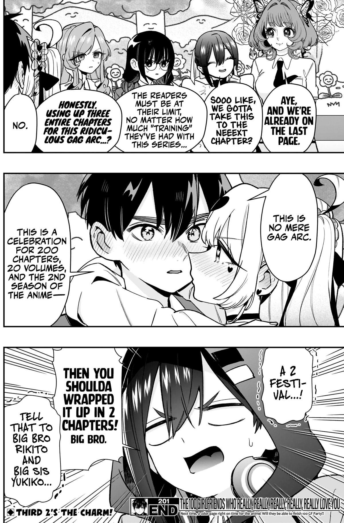 The 100 Girlfriends Who Really, Really, Really, Really, REALLY Love You Chapter 200