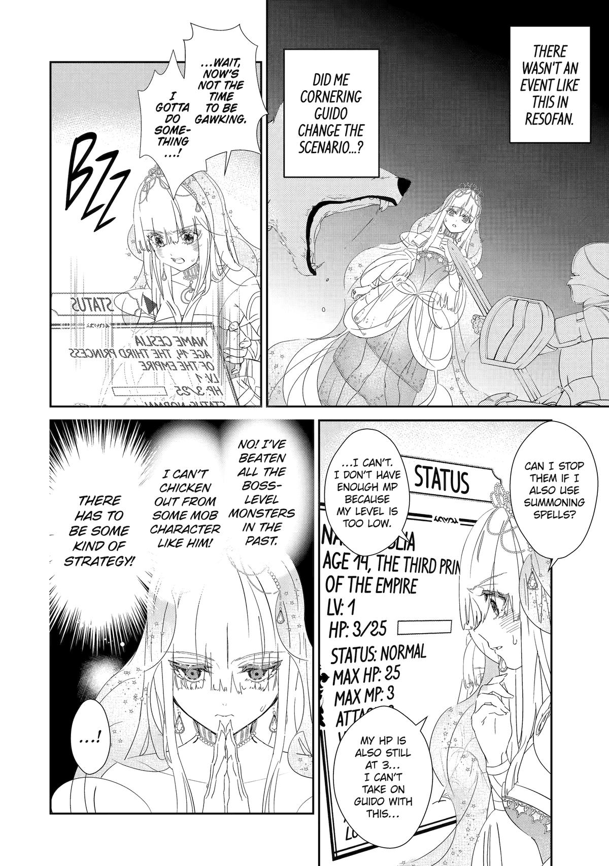 The Newbie Princess Doesn't Want a Game Over! Survive Through the Power of Simping Chapter 0 53
