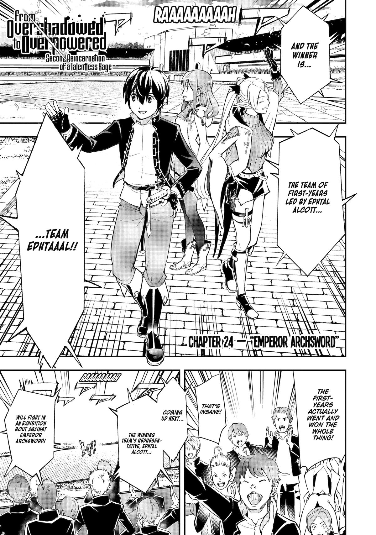 From Overshadowed to Overpowered - Second Reincarnation of a Talentless Chapter 24 1