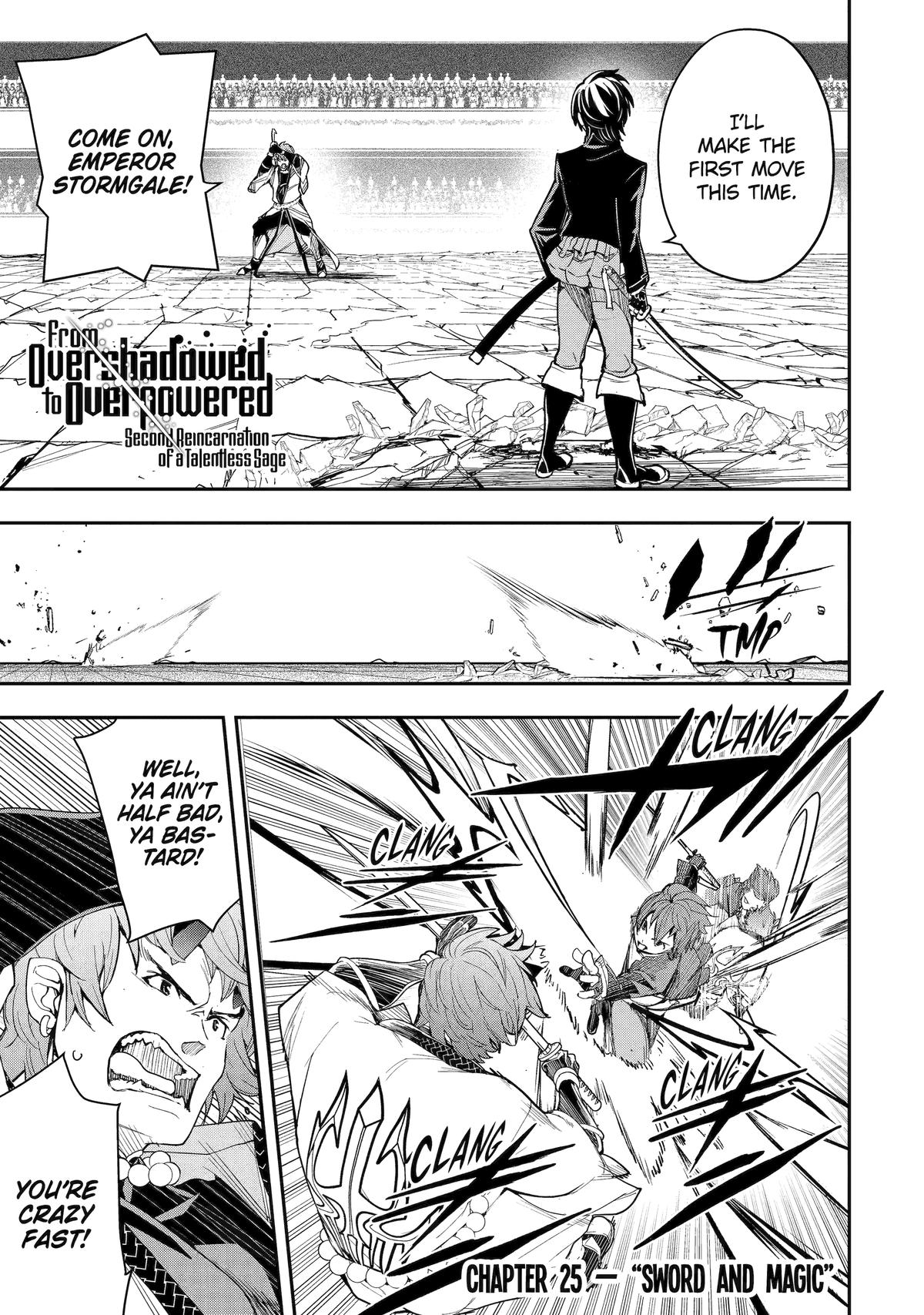 From Overshadowed to Overpowered - Second Reincarnation of a Talentless Chapter 25 1