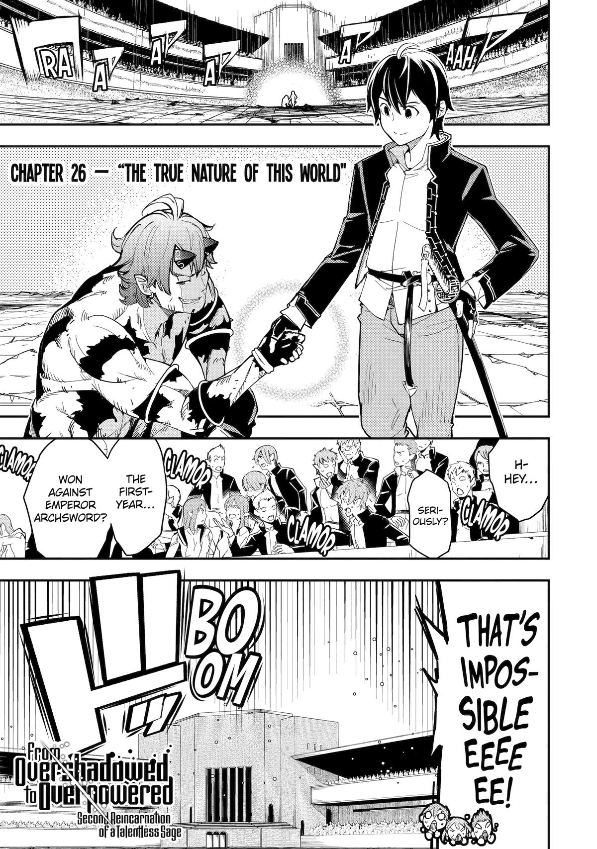 From Overshadowed to Overpowered - Second Reincarnation of a Talentless Chapter 26 1