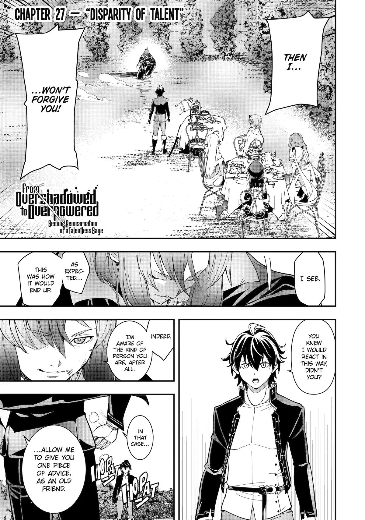 From Overshadowed to Overpowered - Second Reincarnation of a Talentless Chapter 27 1